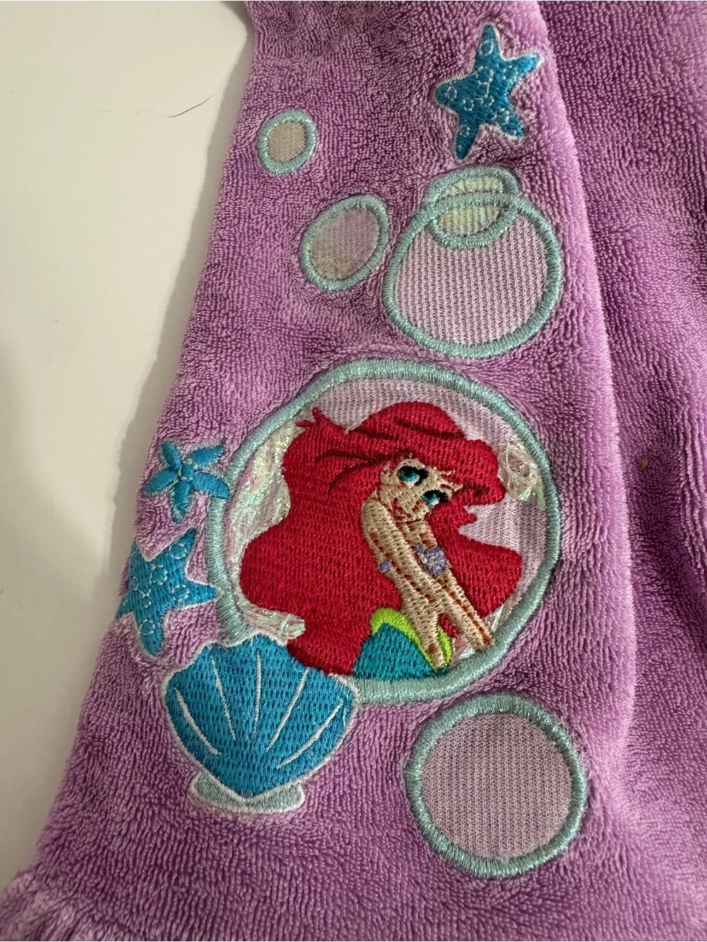Vintage Little Mermaid Terrycloth Swim Cover